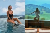 Ex-Premier League ace's wife answers 'inappropriate' claims with naked bath pic
