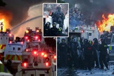 UK streets in flames as rioters and police clash in second night of furious rage