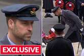 'Tense' Prince William 'reminded of his own Army days' on Remembrance Sunday says expert