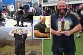 Strongman who 'couldn't carry a shopping bag' after car crash caught lifting a 4x4