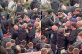 Man City fans 'lose their heads' and fight each other after thrashing by Arsenal