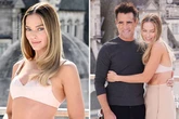 Margot Robbie wows in bra top as co-star Colin Farrell covers up in warm jumper