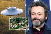 Michael Sheen claims he saw UFO in his Welsh hometown after 'phalanx of lights'