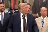 Trump's unusual lump spotted under suit sparks more health theories