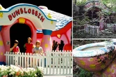 Inside abandoned iconic UK theme park inspired by Mr Blobby with rides left to rot