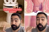 Three ways you've been 'pooing wrong' according to an NHS doctor