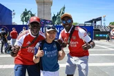 Arsenal fans turn Budapest red as Gunners battle to crown England Europe's football king