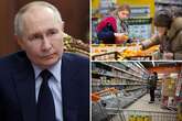 Russians resort to desperate measures as economic crisis leaves public struggling to afford food shop