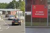 Bomb squad rush to UK army barracks as 'ram-raiding knifeman makes terrifying claim'