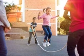 Hide and seek, tag and skipping are the best playground games of all time