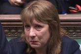 Rachel Reeves in tears sat behind PM Keir Starmer as he refuses guarantee her job