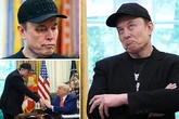 4 bizarre moments as Musk leaves White House - black eye, odd t-shirt, and decor comment