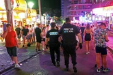 Moment Brit influencer 'punches tourist' in Magaluf brawl