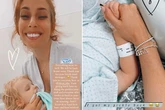 Stacey Solomon unveils son Rex's surname for first time as he recovers from operation