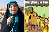 Iran TV borrows 'Putin's propaganda playbook' to ignore explosive Israel strike