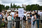 Influencers who 'don't care about tennis' descend on Wimbledon 'just for the queue'