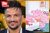 Peter Andre issues message to Peppa Pig's mum after giving birth to third child