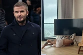 David Beckham sends fans wild as Victoria shares snap of him in tight white pants