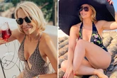 A Place in the Sun's Laura Hamilton sizzles in plunging swimsuit during 'golden hour'