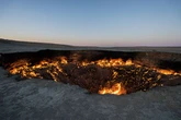 'Gateway to Hell' crater is finally closing after 50 years of the blaze burning non-stop