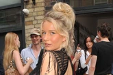Kate Moss' little sister flashes bare bum in completely see-through lace outfit