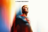 Trump declares himself Superman as he puts his airbrushed face into stacked superhero's body