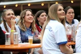 England fans go wild as they pack out pubs and bars across the land to watch tense Croatia match