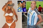Argentina WAG is 'stunning' former Lioness who had fans barking like dogs
