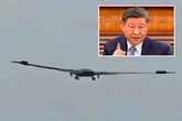 China's giant stealth drone spotted on test flight as satellite images show 'secret base'