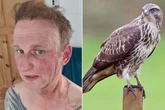 Psycho buzzard terrorising village is filmed breaking into people's homes