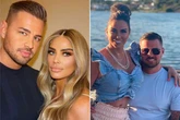 Katie Price posts gushing tribute to fiancé Carl Woods to mark one year together