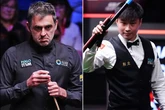 Ronnie O'Sullivan vs Zhao Xintong chaos as 'balls all over Crucible floor'
