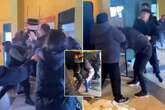 Dads brawl with school chairs in horror classroom violence – reason why is laughable