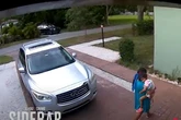 Chilling CCTV capture's little girl's final moments with doctor mum accused of her murder