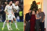 Ex-Real Madrid duo spend Chritsmas together after dating jaw-dropping twin WAGs