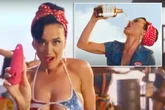 Katy Perry plays with sex toy as curves burst out of bra in raunchy new video