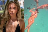 Bonnie Blue headbutts shark while diving but it's the beast who gets scared off