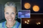 Melinda Messenger has UFO experience as she shares videos of eerie glowing orbs in sky