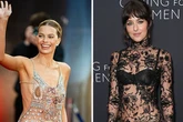 Dakota Johnson out-strips Margot Robbie as duo slip into skimpy nude dresses