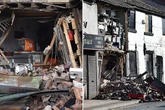 Building crumbles to ground as cordon put up after noise at 4.40am