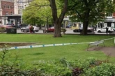 Dead body found in UK town centre as police swarm area and block gardens off