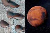 NASA snaps 'giant kidney beans' on Mars in hunt for signs of life on Red Planet