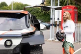 Eurovision's Sam Ryder spotted arriving at gig in rugged off-road vehicle