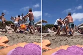 Racket rumpus erupting on Brit holiday hotspot beach compared to popular cartoon