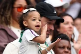 Serena Williams' daughter forced to leave Wimbledon Centre Court as family stays to watch