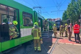 Multiple injured after 2 trams derail in horror crash as 'mass casualty' alert issued