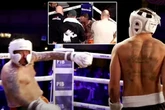 Paddy Kenny requires oxygen after he's KO'ed by Premier League cult hero