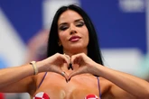 Ex-Miss Croatia wears most daring outfit yet for World Cup clash vs England