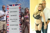 Clacton candidate reveals party's sex policies next to Union Jack bikini-clad girlfriend