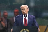 Donald Trump 'falls asleep' amid military parade on president's 79th birthday